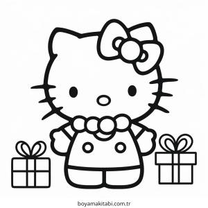 Yılbaşı boyama sayfası – boyama etkinliği, çocuk aktivitesi