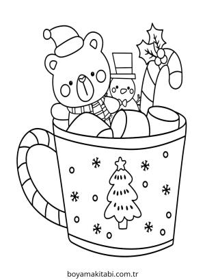 Yılbaşı boyama sayfası – eğitici aktivite, yaratıcılık