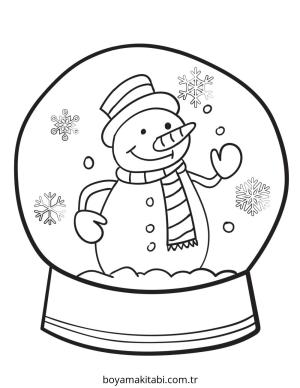 Yılbaşı boyama sayfası – yaratıcılığı geliştirir, keyifli zaman