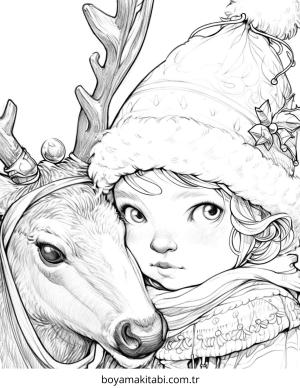 Yılbaşı boyama sayfası – okul öncesi, evde etkinlik