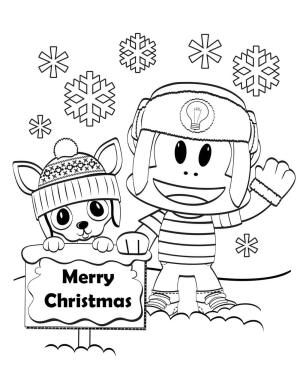 Yılbaşı boyama sayfası,  coloring page, Güzel Noel, 