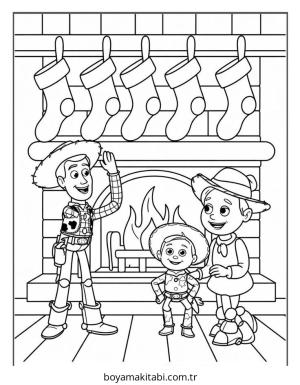 Yılbaşı boyama sayfası – eğitici aktivite, yaratıcılık