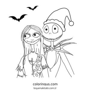 Yılbaşı boyama sayfası – el becerilerini geliştirir, boyama çalışması