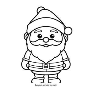 Yılbaşı boyama sayfası – okul öncesi, evde etkinlik
