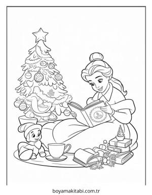 Yılbaşı boyama sayfası – yaratıcılığı geliştirir, keyifli zaman