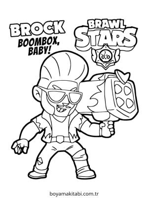 Yıldız boyama sayfası – çizgi film temalı, basit çizim