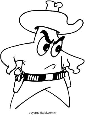 Yıldız boyama sayfası – sanatsal çalışma, çocuklar için