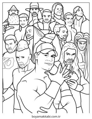 Yıldız boyama sayfası – PDF indir, sevimli karakter