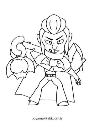 Yıldız boyama sayfası – çocuklar için, çizgi film temalı