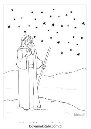 Yıldız boyama sayfası – keyifli zaman, renkli çizimler