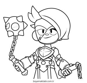 Yıldız boyama sayfası – kolay boyama, eğitici aktivite