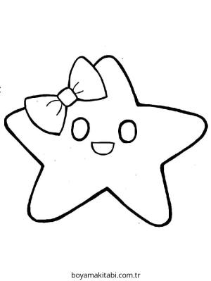 Yıldız boyama sayfası – eğitici aktivite, yaratıcılık