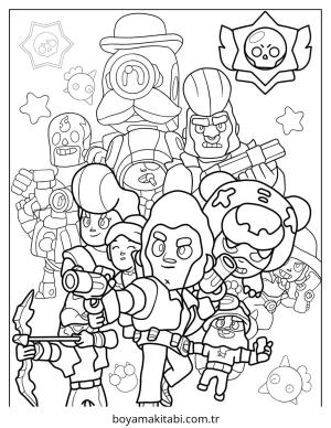 Yıldız boyama sayfası – el becerilerini geliştirir, boyama çalışması