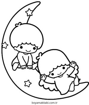 Yıldız boyama sayfası – eğlenceli etkinlik, el becerilerini geliştirir