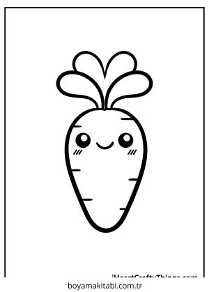 Yiyecekler boyama sayfası – boyama etkinliği, çocuk aktivitesi