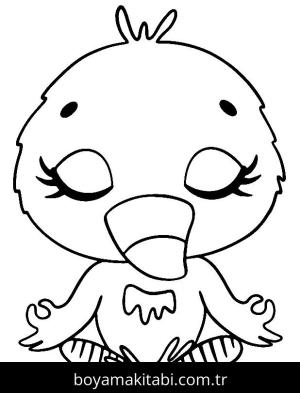 Yoga boyama sayfası,  coloring page, , Yoga Flamingo