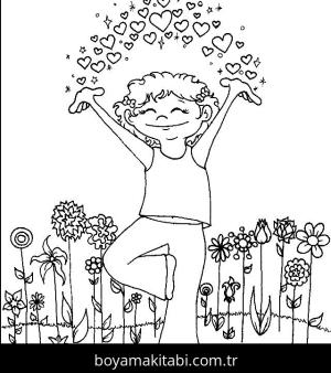 Yoga boyama sayfası,  coloring page, , Yoga Pose Taking A Breath 
