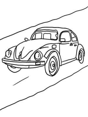 Yol boyama sayfası,  coloring page, Temel Yol Arabası, 