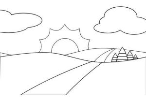 Yol boyama sayfası,  coloring page, Yazdırılabilir Yol, 