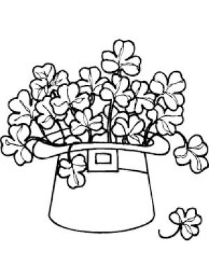 Yonca boyama sayfası,  coloring page, Şapkalı Yonca, 