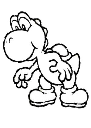 Yoshi boyama sayfası,  coloring page, Bedava Yoshi, 