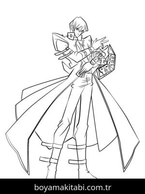 Yu Gi Oh boyama sayfası – çocuk aktivitesi, PDF indir