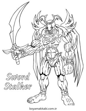 Yu Gi Oh boyama sayfası – yaratıcılığı geliştirir, keyifli zaman