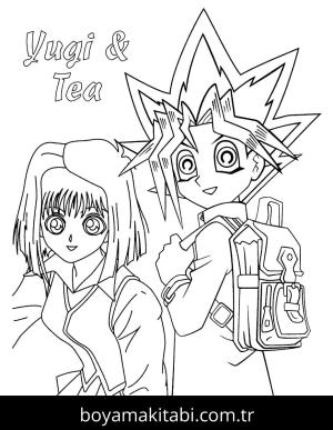 Yu Gi Oh boyama sayfası – ücretsiz yazdır, boyama etkinliği