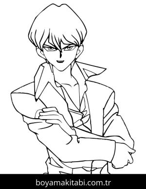 Yu Gi Oh boyama sayfası – basit çizim, kolay boyama
