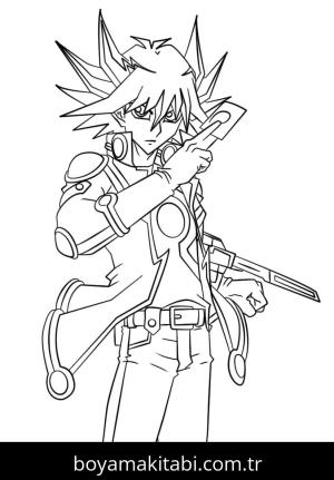 Yu Gi Oh boyama sayfası – ücretsiz yazdır, boyama etkinliği
