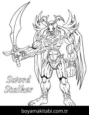 Yu Gi Oh boyama sayfası – yaratıcılık, eğlenceli etkinlik