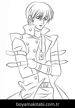 Yu Gi Oh boyama sayfası – evde etkinlik, ücretsiz yazdır