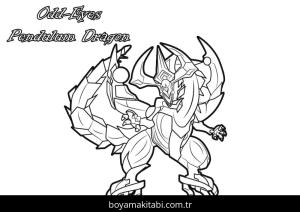 Yu Gi Oh boyama sayfası – çocuklar için, çizgi film temalı