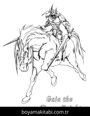 Yu Gi Oh boyama sayfası – kolay boyama, eğitici aktivite