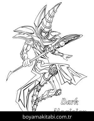 Yu Gi Oh boyama sayfası – ücretsiz yazdır, boyama etkinliği