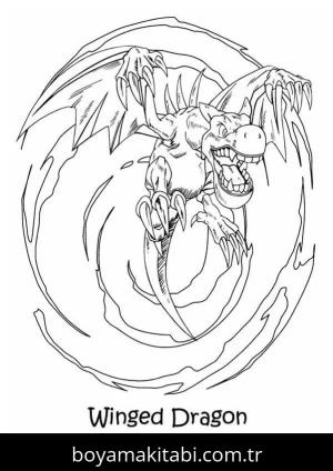 Yu Gi Oh boyama sayfası – keyifli zaman, renkli çizimler