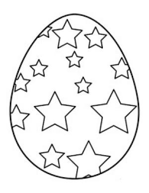 Yumurta boyama sayfası,  coloring page, Yumurta Yıldızı, 