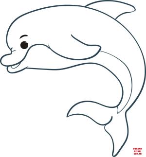 Yunus boyama sayfası, Dolphins coloring page, , dolphins cute dolph