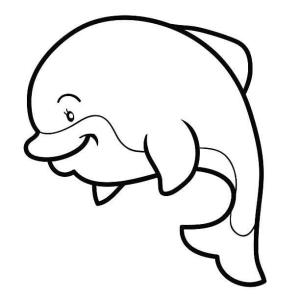 Yunus boyama sayfası, Dolphins coloring page, Yağ Yunus, 