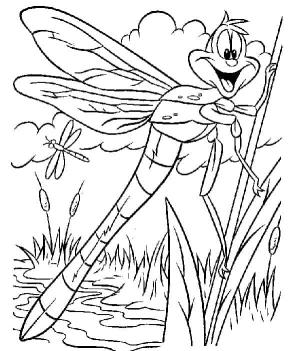 Yusufçuk boyama sayfası,  coloring page, Komik Yusufçuk, 