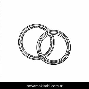 Yüzük boyama sayfası – ücretsiz yazdır, boyama etkinliği