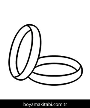 Yüzük boyama sayfası – evde etkinlik, ücretsiz yazdır