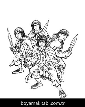 Yüzüklerin Efendisi Boyama