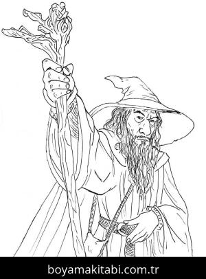 Yüzüklerin Efendisi Boyama