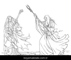 Yüzüklerin Efendisi Boyama