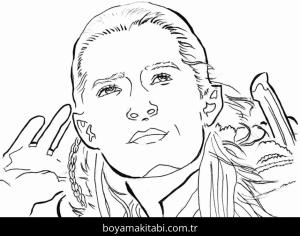 Yüzüklerin Efendisi boyama sayfası – okul öncesi, evde etkinlik