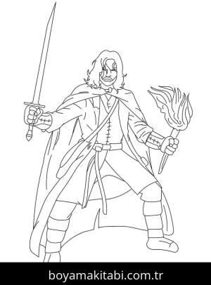 Yüzüklerin Efendisi Boyama