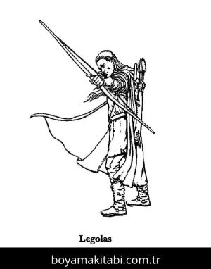 Yüzüklerin Efendisi boyama sayfası – yaratıcılığı geliştirir, keyifli zaman