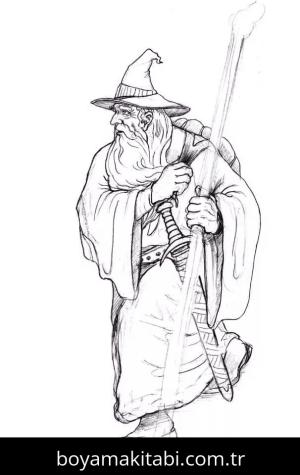 Yüzüklerin Efendisi Boyama