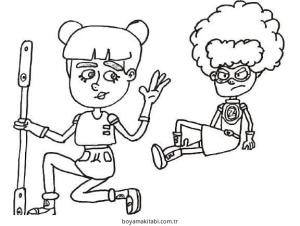 Z Takımı boyama sayfası – çocuk aktivitesi, PDF indir